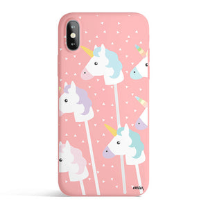 Unicorn Pops - Colored Candy Matte TPU iPhone Case Cover