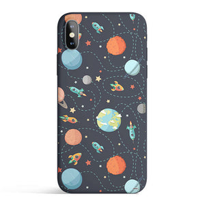 Space Case - Colored Candy Matte TPU iPhone Case Cover