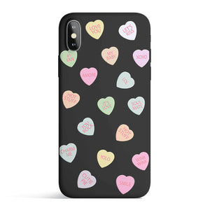 Valentines - Colored Candy Matte TPU iPhone Case Cover