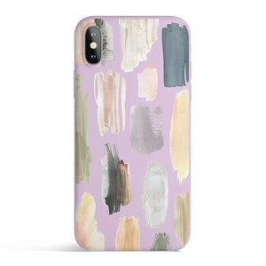 Strokes - Colored Candy Matte TPU iPhone Case Cover