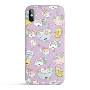 Tokyo Foodie - Colored Candy Matte TPU iPhone Case Cover